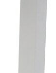 Regal REP-0W End Post, 42 in H, 2-1/4 in W, Aluminum, White