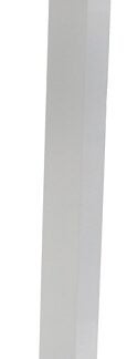 Regal REP-0W End Post, 42 in H, 2-1/4 in W, Aluminum, White