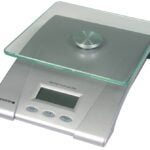 Starfrit 0930160030000 Electronic Kitchen Scale, 5 kg Capacity, LCD Display, Glass Platform, kg, lb