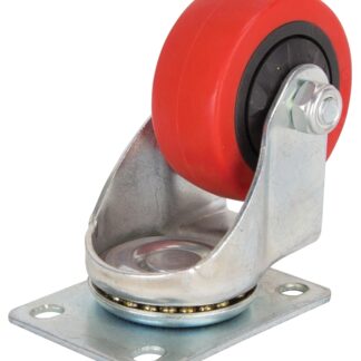 ProSource JC-383-G Swivel Caster, 3 in Dia Wheel, Polyurethane Wheel, 176 lb, Steel Housing Material