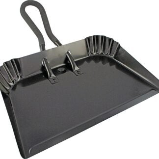 Simple Spaces DL-5006 Dustpan, 17-3/4 in L, 17 in W, Steel, Black