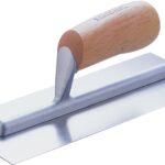 Vulcan 16216 Cement Trowel, 16 in L Blade, 4 in W Blade, Right Angle End, Ergonomic Handle, Wood Handle