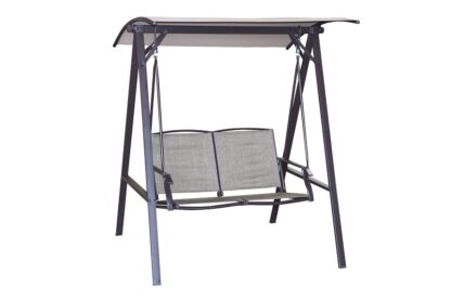 Seasonal Trends YN8091 Swing, 450 lbs Seating, Steel Frame, Dark Brown Frame