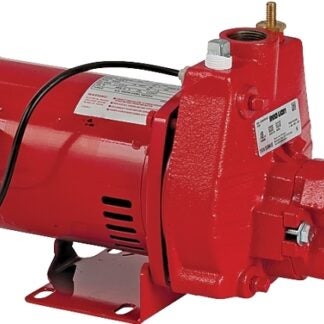 Red Lion 602137 Jet Pump with Injector, 17.6 A, 115/230 V, 0.75 hp, 1-1/4 in Suction, 1 in Discharge Connection, Iron