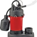 Red Lion RL-SP25T Series 14942739 Sump Pump, 1-Phase, 6 A, 115 V, 0.25 hp, 1-1/2 in Outlet, 23 ft Max Head, 540 gph