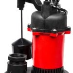 Red Lion 14942743 Sump Pump, 1-Phase, 5 A, 115 V, 1/2 hp, 1-1/2 in Outlet, 28 ft Max Head, 3600 gph, Thermoplastic