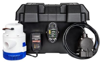 Red Lion 14942792 Battery Backup System, 14 A, 1-1/2 in Outlet, 2500 gph