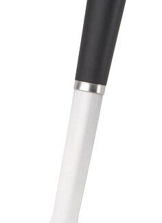 Omaha BBQ-22779-02 BBQ Fork, 1.5 mm, Stainless Steel Blade, Stainless Steel, Plastic Handle, Straight Handle, 16 in OAL