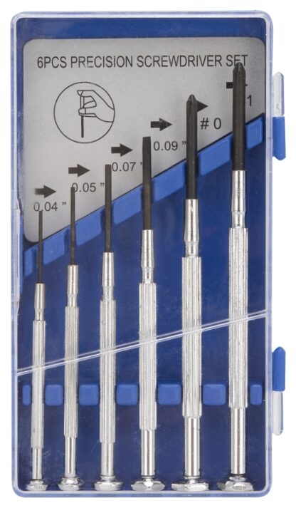 Vulcan JL36001 Screwdriver Set, 6-Piece, Steel, Chrome, Chrome (Handle) Sells in Quantity of 6