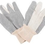 Diamondback GV-522PVD-3L Cotton Work Gloves with PVC Dots, Men's, One-Size, Straight Thumb, Knit Wrist Cuff, Fabric 80% Cotton 20% Polyester Sells in Quantity of 12