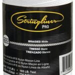 Stringliner Pro Series 35453 Construction Line, #18 Dia, 500 ft L, 165 lb Working Load, Nylon, White