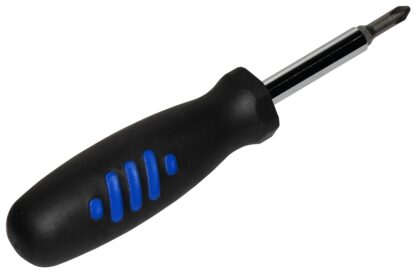 Vulcan JL-16-410 Multi-Bit Screwdriver, Slotted: 3/16 in, 1/4 in, Phillips: #1, #2, Nutdriver: 1/4 in, 5/16 in Drive Sells in Quantity of 12