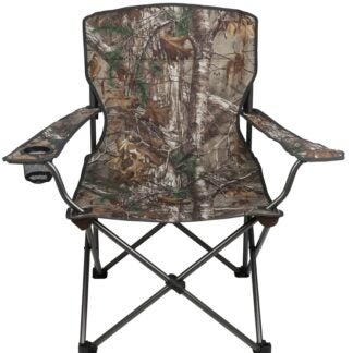 Seasonal Trends F2S040 Folding Chair, 37 in W, 23 in D, 38 in H, 250 lb Capacity, Polyester Seat, Steel Frame