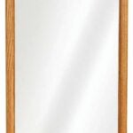 Zenith K268 Medicine Cabinet, 15-13/16 in OAW, 5-1/8 in OAD, 21-13/16 in OAH, Plastic, Oak, 2-Shelf