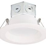 Boston Harbor DL4-051-3K Recessed LED Kit, Steel & Aluminum, White, 1-Piece