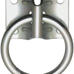 National Hardware 2060BC Series 220616 Hitch Ring, 400 lb Working Load, 2 in ID Dia Ring, Steel, Zinc