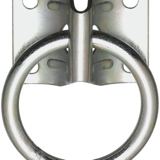 National Hardware 2060BC Series 220616 Hitch Ring, 400 lb Working Load, 2 in ID Dia Ring, Steel, Zinc