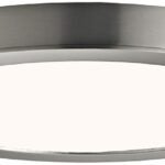 Canarm LED-SM11DL-BN-C Disk Light, 120 V, 22 W, LED Lamp, 1540, 3000 K Color Temp, Brushed Nickel Fixture