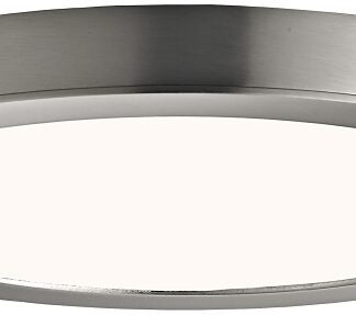 Canarm LED-SM11DL-BN-C Disk Light, 120 V, 22 W, LED Lamp, 1540, 3000 K Color Temp, Brushed Nickel Fixture