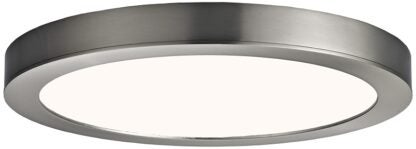 Canarm LED-SM11DL-BN-C Disk Light, 120 V, 22 W, LED Lamp, 1540, 3000 K Color Temp, Brushed Nickel Fixture