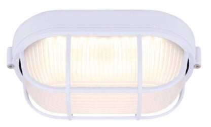 Canarm LOL386WH Outdoor Light, Integrated LED Lamp, 819 Lumens, 3000 K Color Temp, White