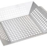 Omaha BBQ-37238 Grilling Basket, 13-7/8 in L, Stainless Steel Sells in Quantity of 6