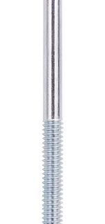 ProSource LR274 Eye Bolt, 6.2 mm Thread, Machine Thread, 3 in L Thread, 1 in Dia Eye, 145 lb Working Load, Steel, Zinc Sells in Quantity of 20