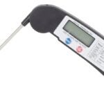 Omaha BBQ-37248 Thermometer, 1/8 in W Blade, Stainless Steel Blade, Plastic case, Stainless Steel Probe Needle, 6 in OAL