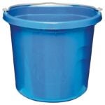 Fortex-Fortiflex FB-124 Series FB-124BL Bucket, 24 qt Volume, Rubber/Polyethylene, Blue