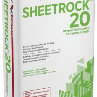 Sheetrock 381108 Drywall Compound, Powder, Off-White, 11 kg Bag