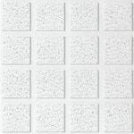 USG R2862 Ceiling Panel, 4 ft L, 2 ft W, 3/4 in Thick, Mineral Fiber, White/Beige/Gray