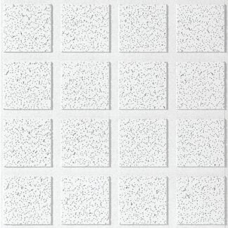 USG R2862 Ceiling Panel, 4 ft L, 2 ft W, 3/4 in Thick, Mineral Fiber, White/Beige/Gray