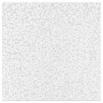 USG SANTA FE Series 212 SANTA FE Acoustical Ceiling Panel, 4 ft L, 2 ft W, Square Shape/Pattern, White Fabric