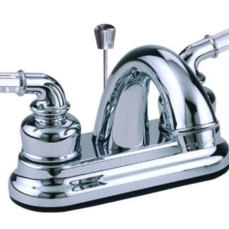 Boston Harbor PF4233 Lavatory Faucet, 1.5 gpm, 2-Faucet Handle, ABS, Chrome Plated, Lever Handle