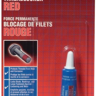 PERMATEX 26207 High-Strength Threadlocker Red, 6 ml