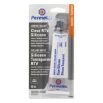 Permatex 59103 Silicone Adhesive Sealant, 3 oz Tube, Paste, Acetic Acid