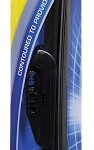 Rain-X Latitude 99826 Wiper Blade, Contoured Blade, 26 in L Blade, Metal/Rubber