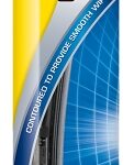 Rain-X Latitude 99820 Wiper Blade, Contoured Blade, 20 in L Blade, Metal/Rubber