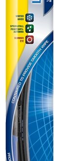 Rain-X Latitude 99820 Wiper Blade, Contoured Blade, 20 in L Blade, Metal/Rubber