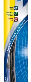 Rain-X Latitude 99821 Wiper Blade, Contoured Blade, 21 in L Blade, Metal/Rubber