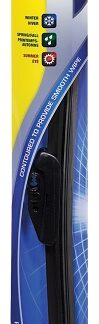 Rain-X Latitude 99824 Wiper Blade, Contoured Blade, 24 in L Blade, Metal/Rubber