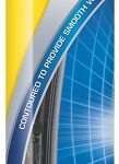 Rain-X Latitude 99817 Wiper Blade, 17 in, Contoured Blade, Synthetic Rubber