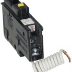 Schneider Electric Homeline CHOM120GFI Circuit Breaker, GFCI, Mini, 20 A, 1 -Pole, 120/240 VAC, Plug Mounting