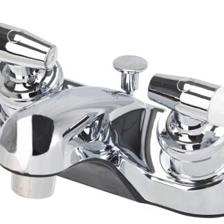 Boston Harbor JY-4212PLQ Lavatory Faucet, 1.5 gpm, 2-Faucet Handle, Chrome Plated, Lever Handle