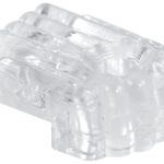 Prime-Line U9002 Mirror Clip, Acrylic, Clear, 6/PK Sells in Quantity of 6