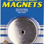 Magnet Source 07222 Round Base Magnet, Ceramic, 1 in ID x 2.618 in OD Dia, 3/8 in H