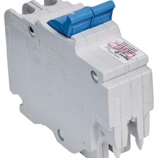 Square D Stab-lok NC0215 Circuit Breaker, Mini, 15 A, 2 -Pole, 120/240 VAC, Plug Mounting, White