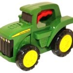 John Deere Toys 35083 Flashlight Tractor, 18 months and Up, Internal Light/Music: Internal Light and Music