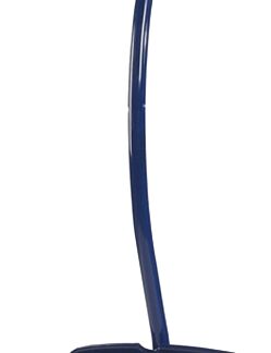 Garant YP139EAKD Snow Shovel, 14 in W Blade, 16-3/4 in L Blade, Polyethylene Blade, Aluminum Handle, 55 in OAL, Blue