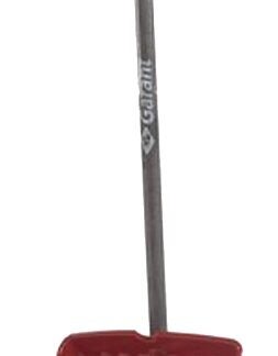 GARANT NP139KDU Snow Shovel, 14-1/2 in W Blade, 16-3/4 in L Blade, Polyethylene Blade, Wood Handle, 53-1/2 in OAL